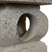 Steinstatue Laterne H: 85 cm massiv Garten BALI