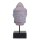 Statue Buddha Kopf 30 cm hoch in Blau Kupfer aus Beton Holz