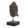Figur Serenity Buddha Kopf Beton Holz 33 cm hoch Handarbeit
