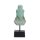 Deko Figur 25cm Beton Holz Java Prinzessin in Grün Kupfer