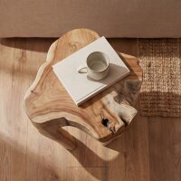 Beistelltisch Teak Wurzelholz Dreibein Unikat Handarbeit Java