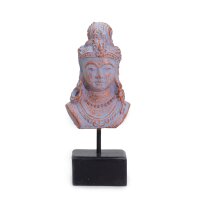 Dekofigur Java Prinzessin 25cm Beton Holz in Grün...