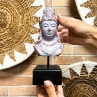 Dekofigur Java Prinzessin 25cm Beton Holz in Grün...