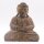 Deko Statue Set Hamsa + Buddha Handarbeit Holz Feng Shui