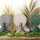 Deko Statue Feng Shui Set Mandala + Buddha Holz Handarbeit
