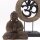 Dekostatue Feng Shui Om + Buddha Holz Handarbeit