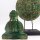 Deko Statue Set Holz Buddha + Knoten Handarbeit Feng Shui