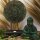 Deko Statue Set Holz Buddha + Knoten Handarbeit Feng Shui