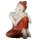 Statue Buddha Suarholz 30 cm handgeschnitzt Parinirvana Mudra