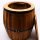Beistelltisch Fass 60 cm hoch Alabasia Holz Metall Rustikal