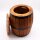 Hocker Holz Fassform 38cm klein Rustikal Indonesien Fass