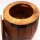 Hocker Holz Fassform 38cm klein Rustikal Indonesien Fass
